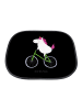 Mr. & Mrs. Panda Seitlicher Sonnenschutz Einhorn Radfahrer ohne ... in Schwarz