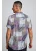 BLEND Kurzarmhemd Shirt in Lila