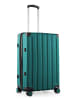 Hauptstadtkoffer Q-Damm - Mittelgroßer Hartschalenkoffer Trolley TSA, 68cm, 4 Rollen, 89 L in Aquagrün