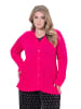 MIAMODA Strickjacke in hibiskuspink