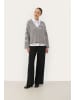 PART TWO Strickpullover NahniPW Gerade Passform in Navy Natural Stripe