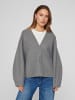 Vila Loose L/S Jacket - NOOS in Medium Grey Melange