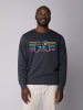 wat? Apparel Sweatshirt Retro Joystick in India Ink Grey