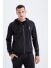 DeFacto Kapuzensweatjacke SLIM FIT in Schwarz