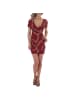 Ital-Design Kleid in Rot