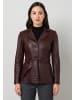 Felix Hardy Lederjacke in Bordeaux