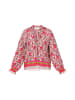 gaya Women Blouse in Red Multicolor