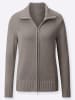 WITT WEIDEN Strickjacke in taupe-meliert
