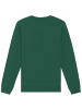 wat? Apparel Sweatshirt Sunset Katze & Rotwein in Bottle Green