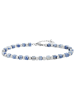Adeliás Damen Armband aus Edelstahl mit Aventurin 18,5+3 cm in silber