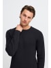 BLEND Strickpullover BHREDHILL CREW NECK KNIT NOOS in Schwarz