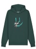 wat? Apparel Sweatshirt Graffiti Astronaut in Glazed Green