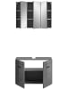 ebuy24 Badmöbelset Soft Grau 80 x 34 cm