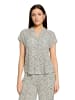 CARTOON Schlupfbluse mit V-Ausschnitt in Cream/Khaki