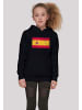 F4NT4STIC Hoodie Spain Spanien Flagge distressed in schwarz