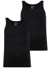 JP1880 Unterhemd in schwarz