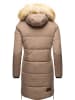 Navahoo Wintermantel Halina in Taupe