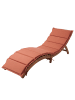 home24 Klappbare Gartenliege Yomi in Terracotta