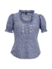 OS-Trachten Bluse 451000-3515 in blau