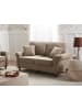 Beliani 2-Sitzer Sofa GINNERUP in Braun - (W) 154 x (H) 84 x (L) 76 cm