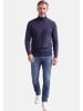 Redmond Rollkragenshirt Basic in Dunkelblau / beige