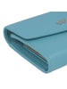 Braun Büffel Joy Geldbörse RFID Schutz Leder 10.5 cm in türkis