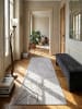 KADIMA DESIGN Läufer Abstrakt pflegeleicht Wohnzimmer Schlafzimmer Flur Esszimmer in Grau