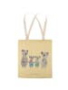 Mr. & Mrs. Panda shopping bag Koala Familie zwei ohne Spruch in Gelb Pastell