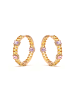 Luxenter Ohrringe Phisma mit 18 Karat Gelbgold-Finish – PHISMA