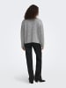 ONLY Strickpullover in Medium Grey Melange