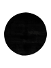 Vivorum Wohnzimmer Teppich – Kurzflorteppich Cross 425 in schwarz