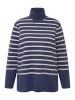 Ulla Popken Longsleeve in blau grau