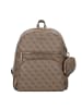 Guess Power Play II Daypack 36 cm Laptopfach in latte logo