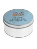 Mr. & Mrs. Panda Zuckerdose Koala Familie mit Spruch in Blau Pastell