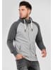 SOUL STAR Sweatjacke - MSWEVERETT Hoodie Weicher Kapuzenpullover Sweatshirt in Hellgrau