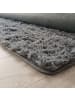 KADIMA DESIGN Hochflor Teppich Shaggy waschbar Unifarben Schlafzimmer in Grau