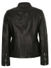 JILANI Lederjacke Lammnappa in Schwarz