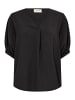 Cream Kurzarm-Bluse CRIrina Regular fit in Pitch Black