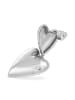 Copenhagen Studios Ohrstecker Puffy Hearts in silber