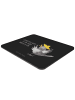 Mr. & Mrs. Panda Mauspad Rabe Sombrero mit Spruch in Schwarz