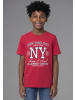 H.I.S. T-Shirt in rot + hellblau