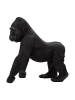 Mauro Ferretti Gorilla aus schwarzem Kunstharz, 35 x 21,5 x 37,5 cm