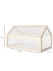 Outsunny Gewächshaus in Naturholz 90L x 52B x 49,5H cm