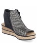 rieker Sandalette in schwarz-kombi