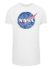 F4NT4STIC T-Shirt NASA Classic Insignia Distressed in weiß
