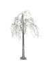 Beliani LED Deko NILLAKA in Silber - (W) 70 x (H) 145 x (L) 70 cm