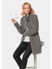 GOLDNER Moderner Kurzmantel mit Wollanteil in mittelgrau / beige / melange