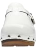Sanita Comfortwear Clog "Wood-Krisla Open" in Weiß