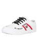 Kawasaki Canvas sneakers Signature in 1002 White