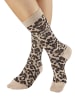 Copenhagen Studios Langsocken in 1x beige gemustert, 1x schwarz